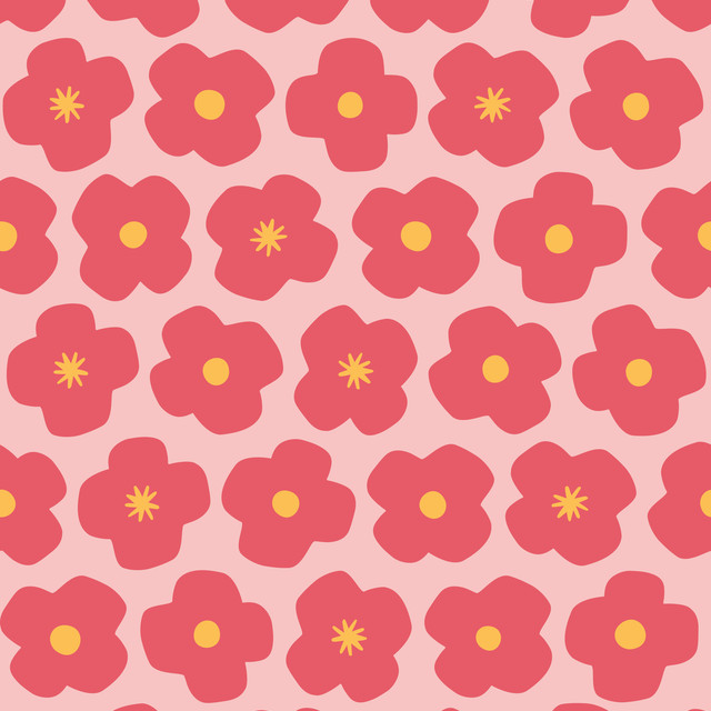 Tischset Blumen rosarot