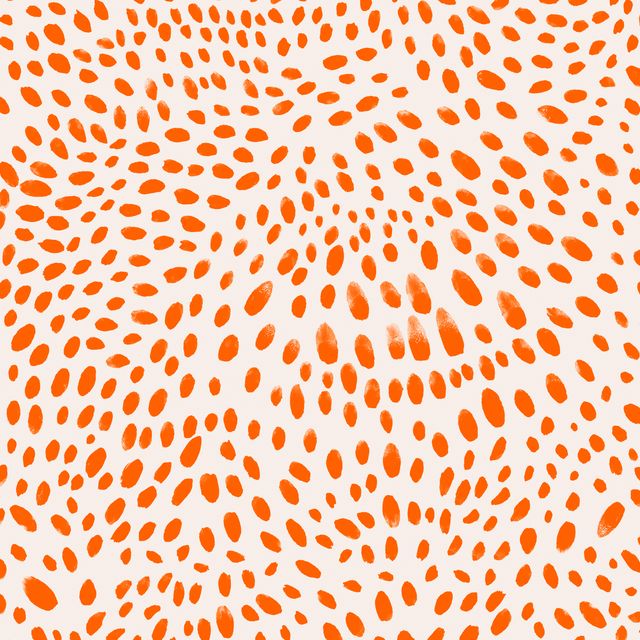 Dekovorhang Speckles orange