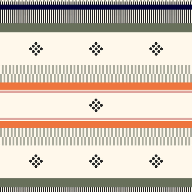 Kissen Moditerran Stripes and Lines