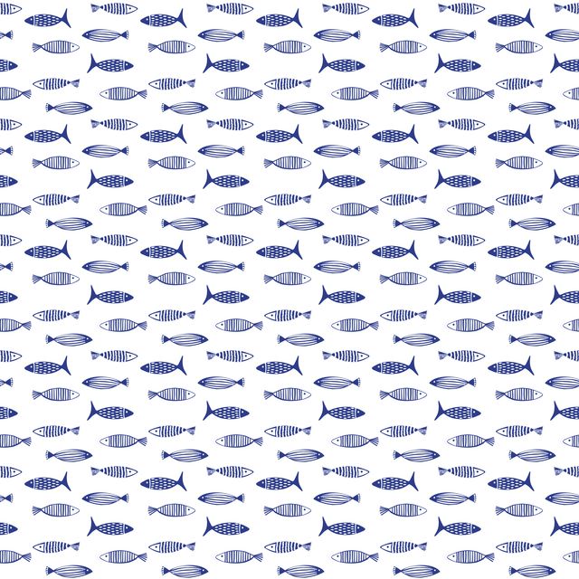 Kissen Muster Fische