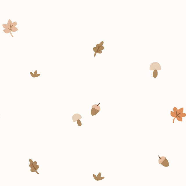 Kissen Herbstblätter und Pilze
