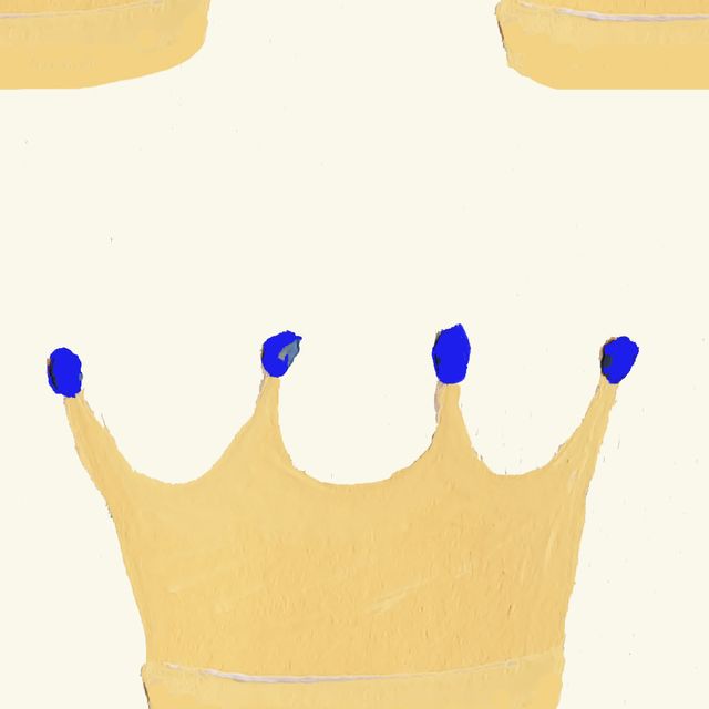 Textilposter Krone