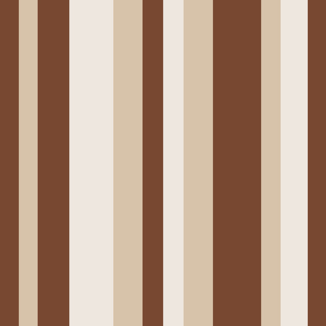 Bettwäsche Retro Stripes Brown