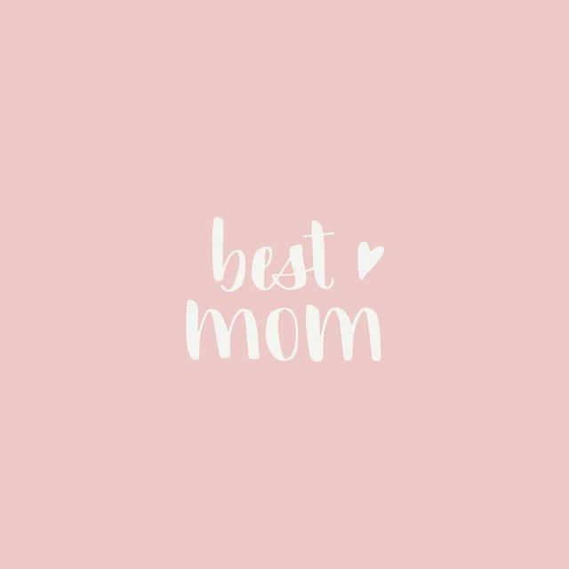 Kissen Best Mom rosa