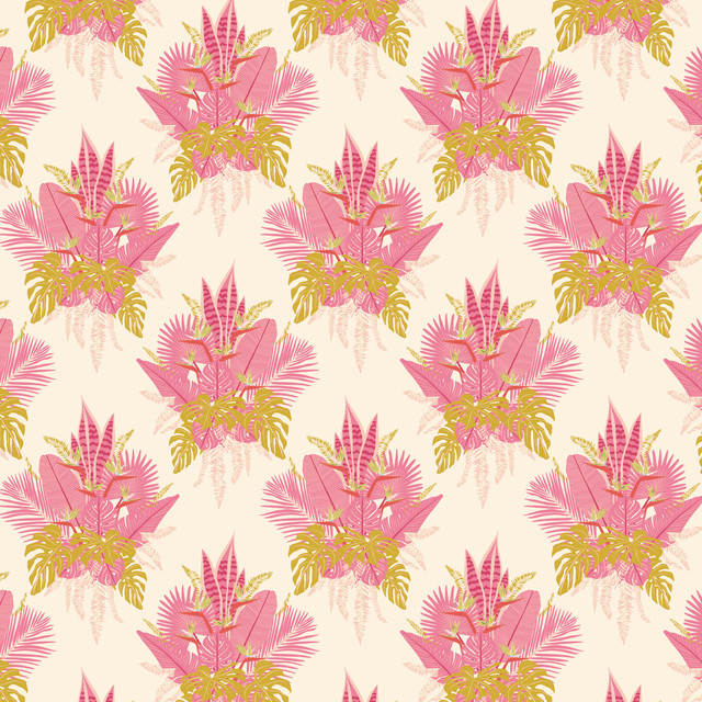 Kissen Jungle Paradise Pink