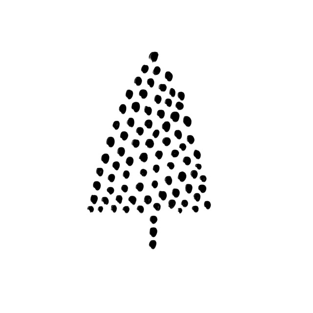 Tischset Tannenbaum Punkte