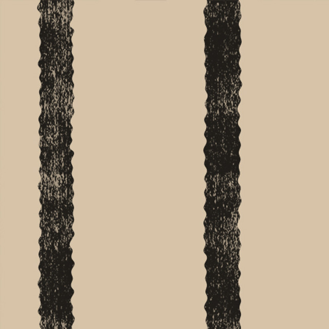 Tischset Stripes dark sand black