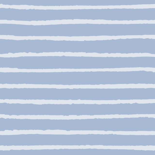 Meterware Stripes Streifen white on blue