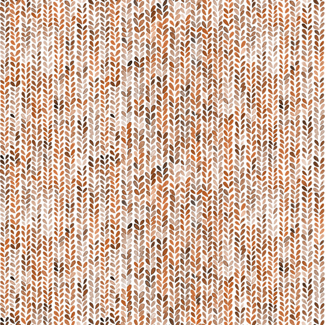 Dekovorhang Knitting texture Terracotta