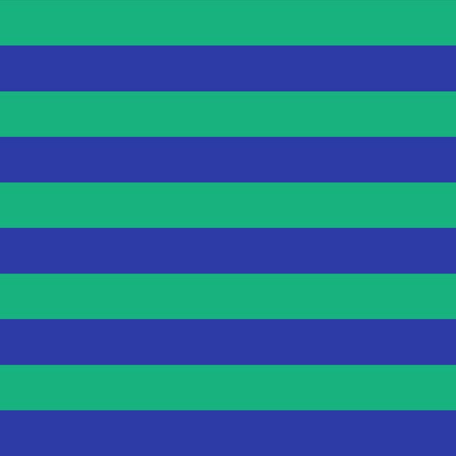 Raffrollo Horizontale Streifen blau&grün