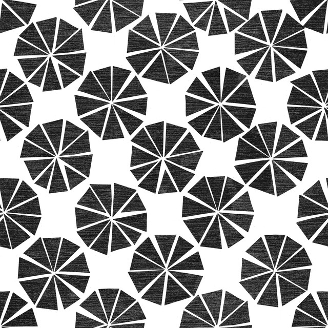 Tischläufer Zigzag Dots Black&White