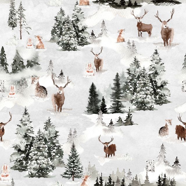 Bankauflage Winter Wunderland