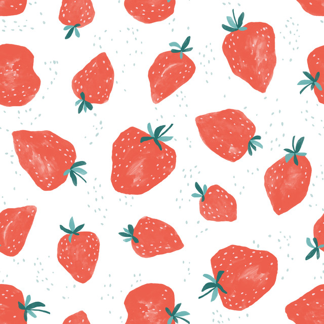 Kissen Erdbeeren 2