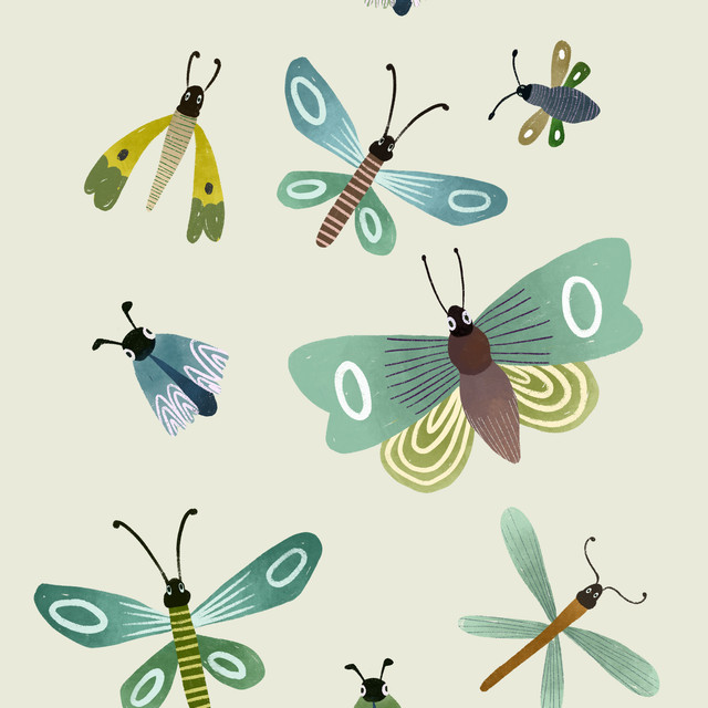 Textilposter Schmetterlinge