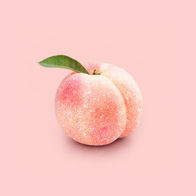 Kissen Glitter Peach