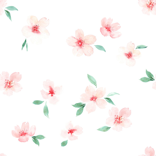 Bettwäsche Kirschblüten Rosa Weiß