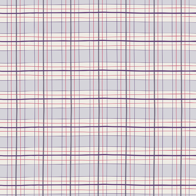 Kissen Kariert 01 Blau Rot