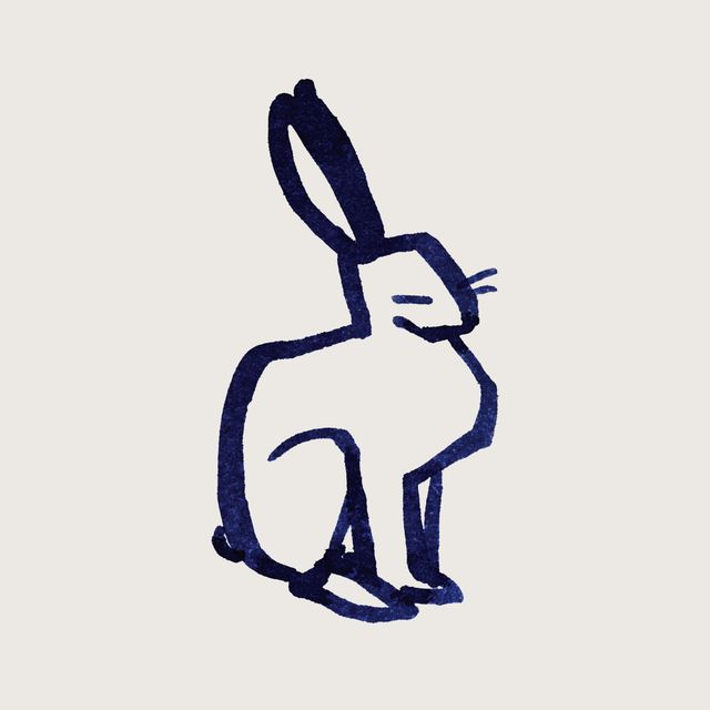 Tischset Hase Beige