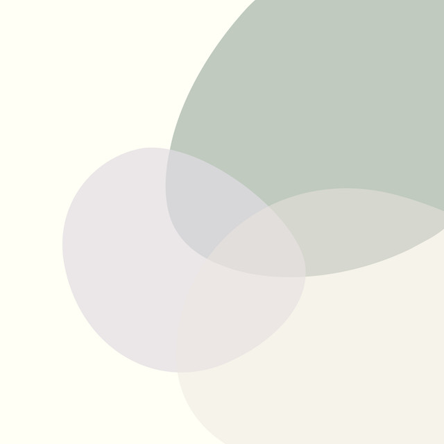 Textilposter Organic Stones Creme
