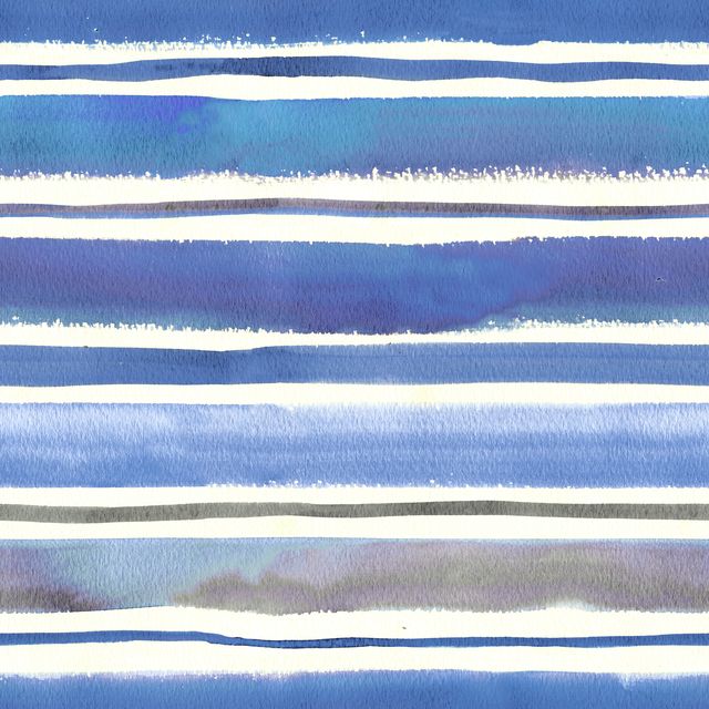 Dekovorhang Sea Stripes Ocean blue