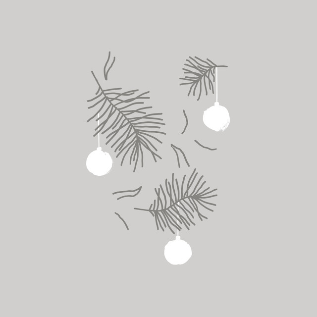 Textilposter Winterzauber Weihnachtsbaum 1