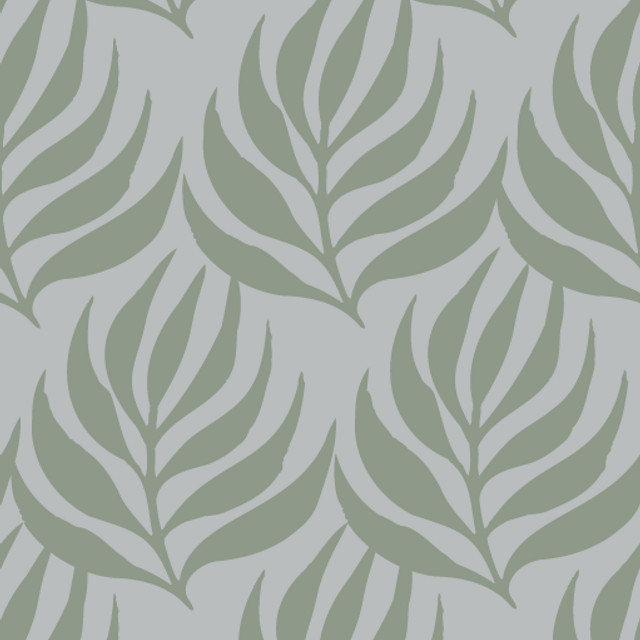 Tischläufer Small Leaves Grey Background