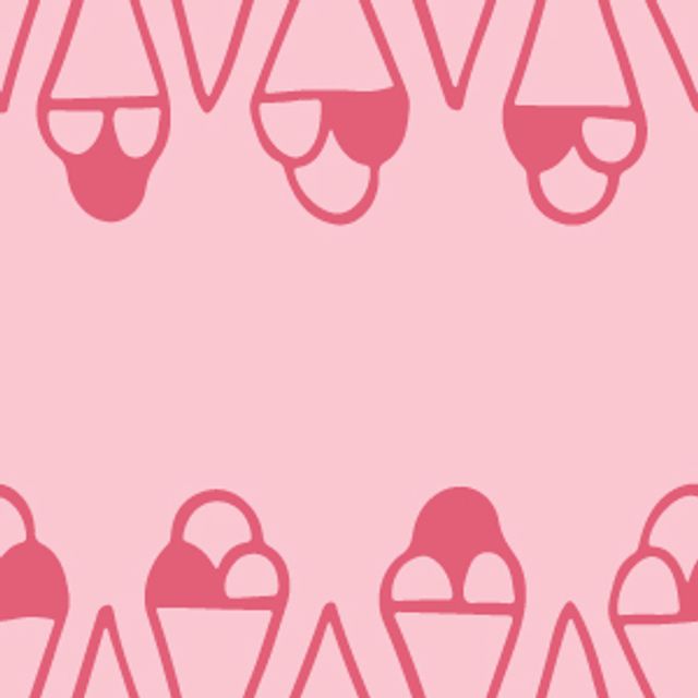 Sitzkissen Ice Cream Cones pink
