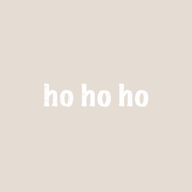 Sitzkissen Cozy Christmas Ho Ho Ho