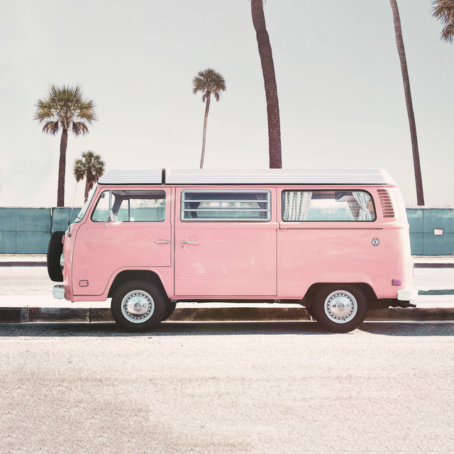 Kissen Pink Van