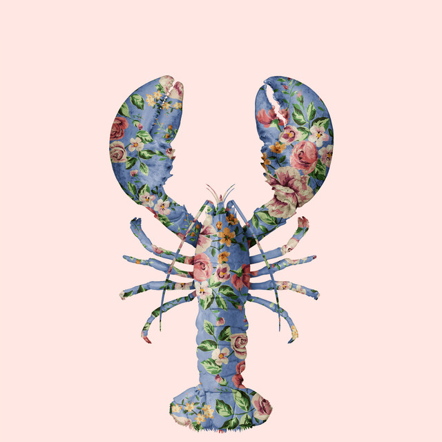 Servietten Floral Lobster