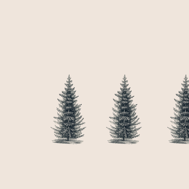 Kissen Vintage Tree Beige
