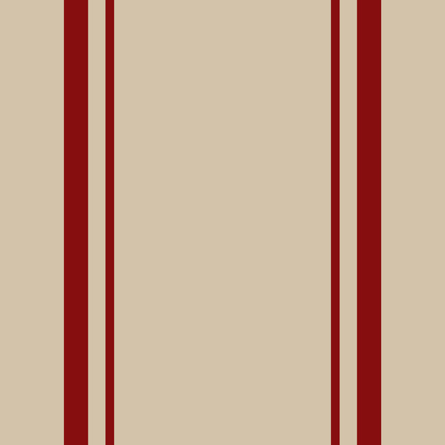 Textilposter Weihnachts Streifen -Sand Rot