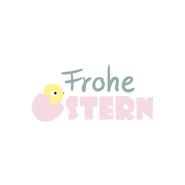 Textilposter Frohe Ostern