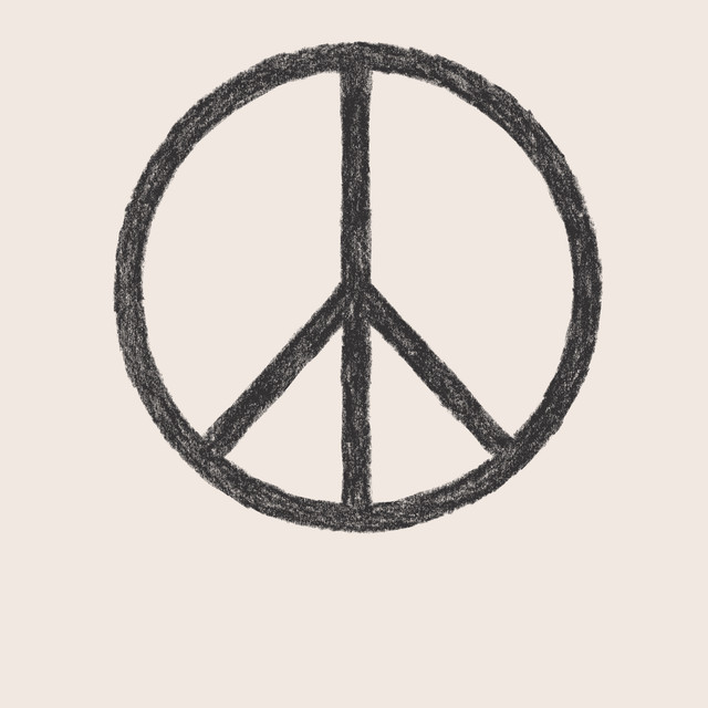 Textilposter Peace