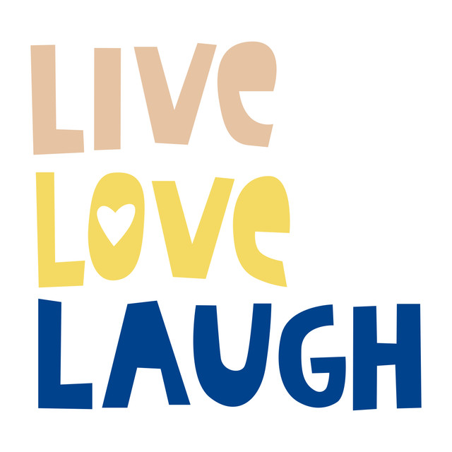 Servietten Live Love Laugh