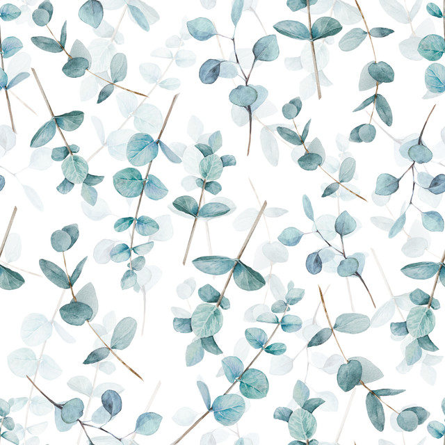 Textilposter Eukalyptus Blätter