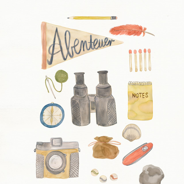 Textilposter Abenteurer Plakat