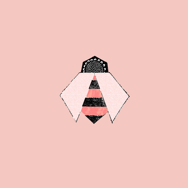 Kissen Single Bee Pink