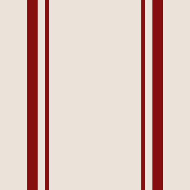 Textilposter Weihnachts Streifen - Rot