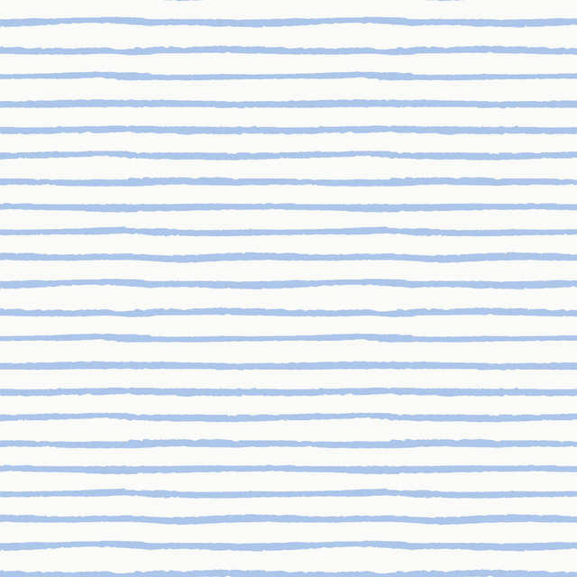 Dekovorhang Stripes Streifen blue on white