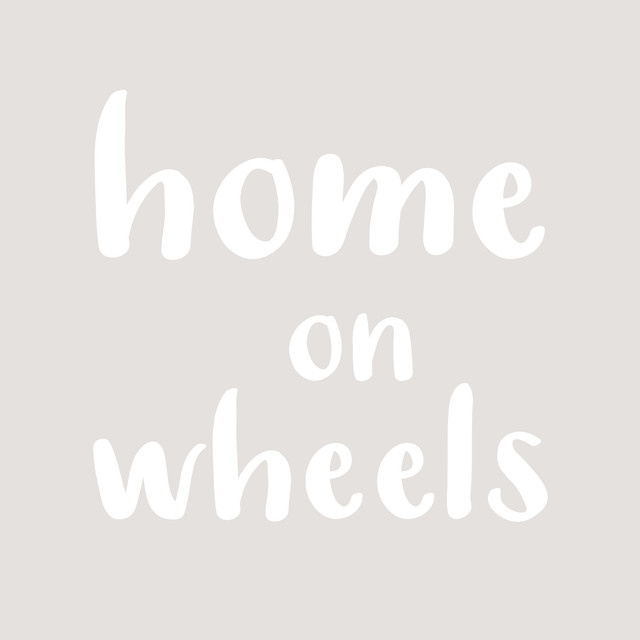 Kissen Home on Wheels beige
