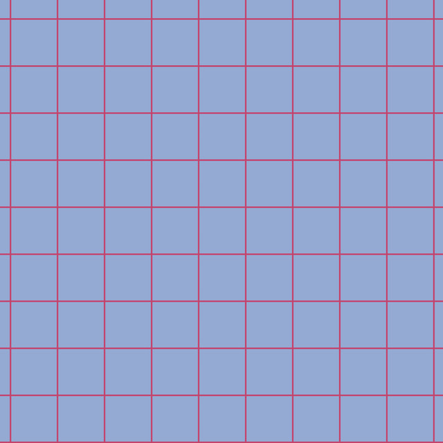 Kissen Memphis Grid Pink On Blue
