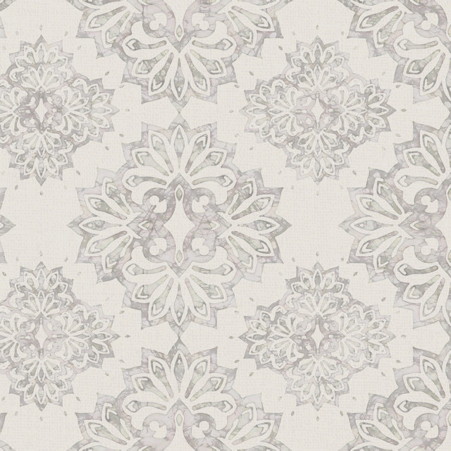 TextilposterVintage floral muster beige