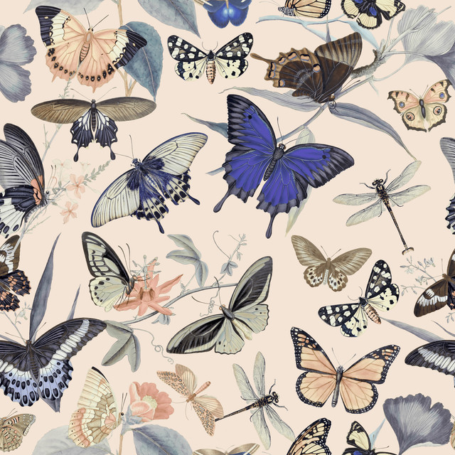 Servietten Nostalgische Schmetterlinge