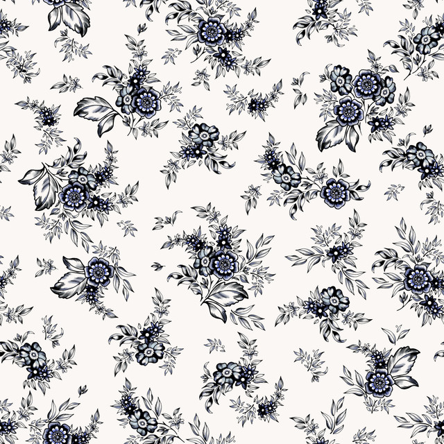 Textilposter Vintage Flowers