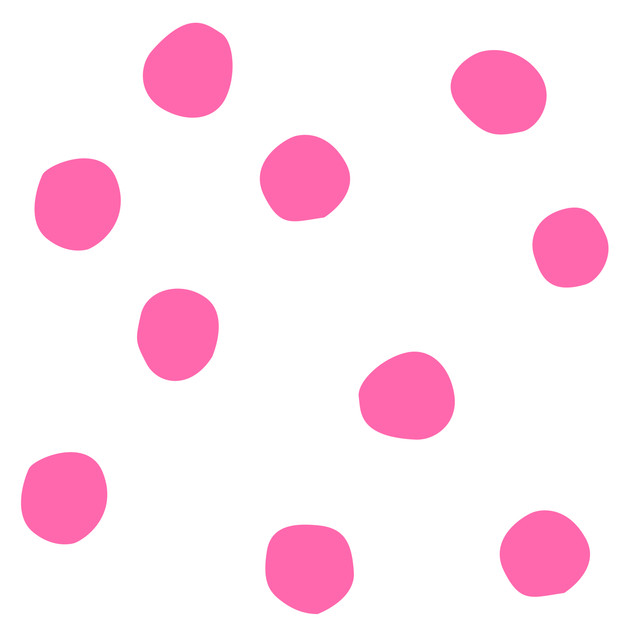 Tischdecke Punkte Pink