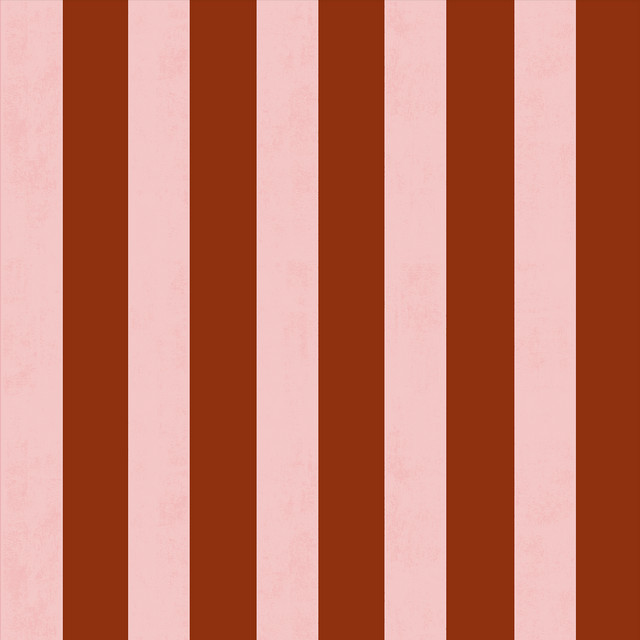 Flächenvorhang Bold Lines rust rosé
