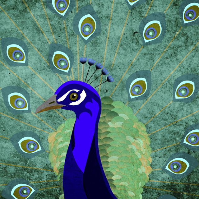 Tischset Peacock