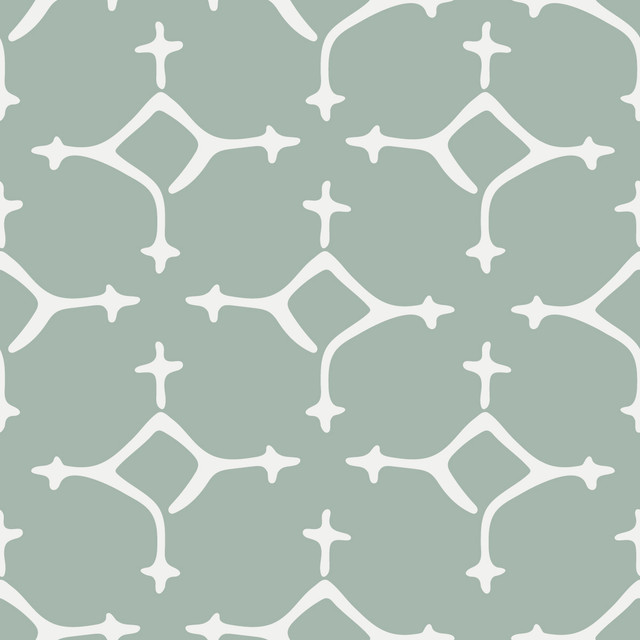Tischläufer Tiny Crosses naturals Green