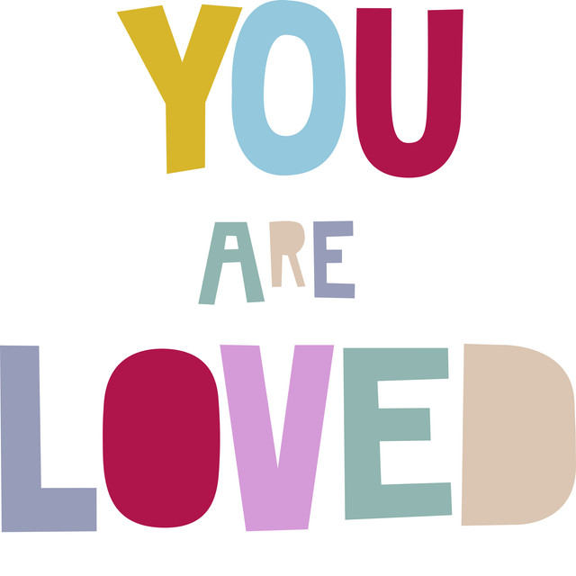 Textilposter YOU ARE LOVED